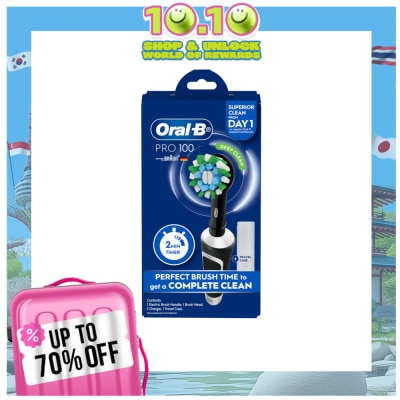 ORAL B Pro 100 Cross Action + FREE Travel Case