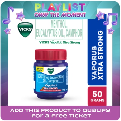 VICKS - VICKS VapoRub Xtra Strong 50g