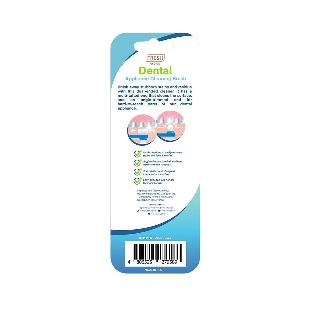 Dental Appliance Cleaning Brush
