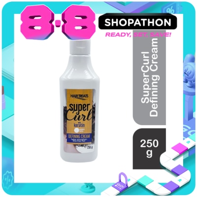 HAIR TREATS - Supercurl With Keratin Defining Cream 250g image