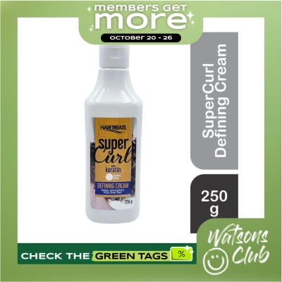 HAIR TREATS Supercurl With Keratin Defining Cream 250g image