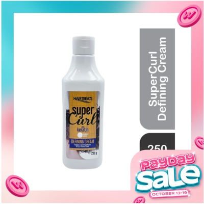 HAIR TREATS Supercurl With Keratin Defining Cream 250g image