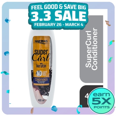 HAIR TREATS Supercurl With Keratin Conditioner 400ml