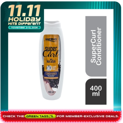HAIR TREATS Supercurl With Keratin Conditioner 400ml image