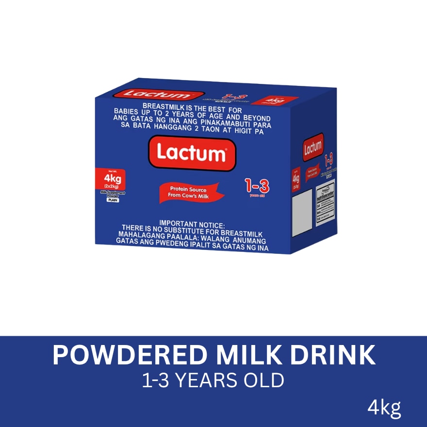 Plain Milk Supplement Powder for 1-3 Years Old 4kg