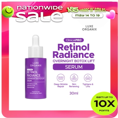 LUXE ORGANIX - Clinical Pro Retinol Radiance Serum 30ml