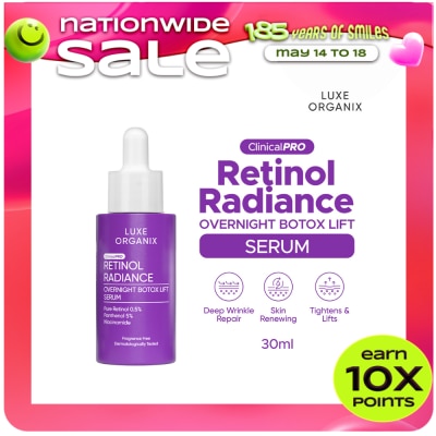 LUXE ORGANIX - Clinical Pro Retinol Radiance Serum 30ml