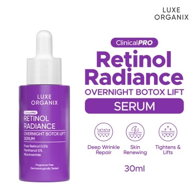 LUXE ORGANIX Clinical Pro Retinol Radiance Serum 30ml