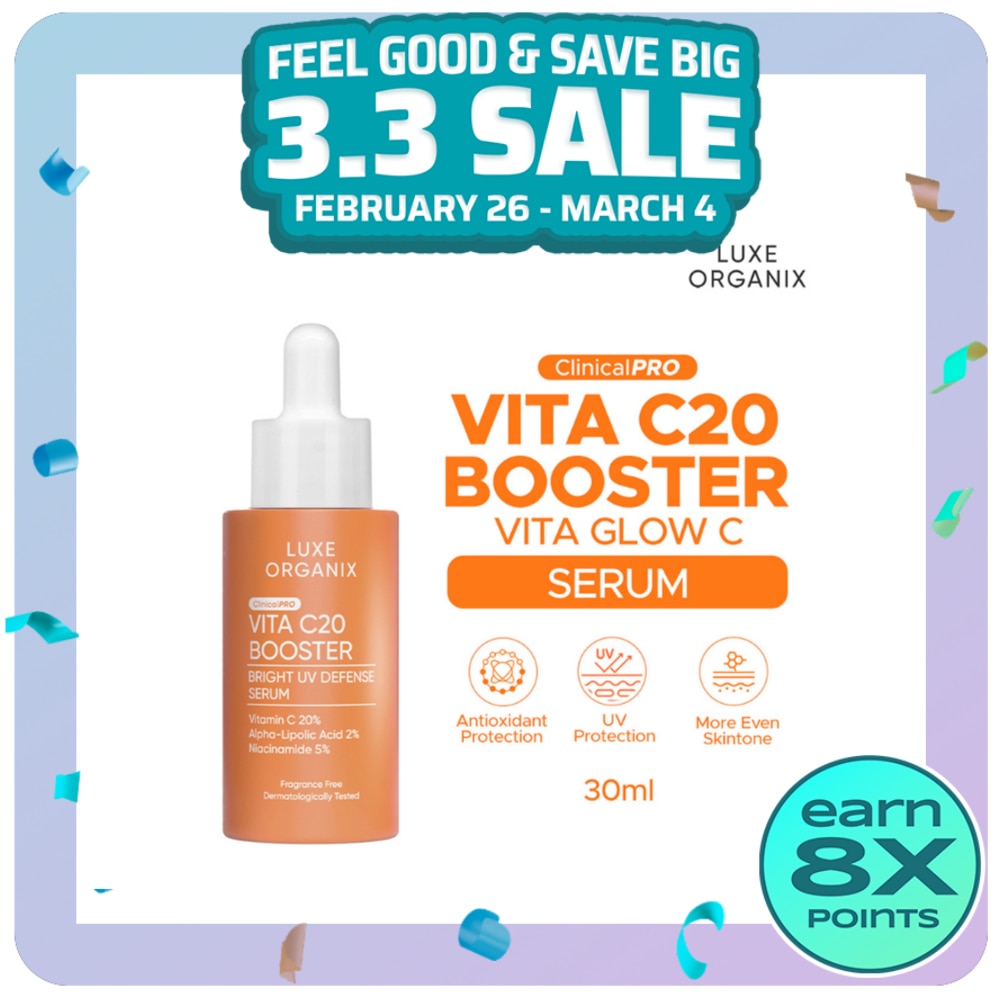 LUXE ORGANIX Clinical Pro Vita C20 Booster Serum 30ml
