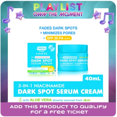FRESH - FRESH Skinlab Jeju Aloe Ice 3 in 1 Niacinamide Dark Spot Serum Cream SPF 30 40ml