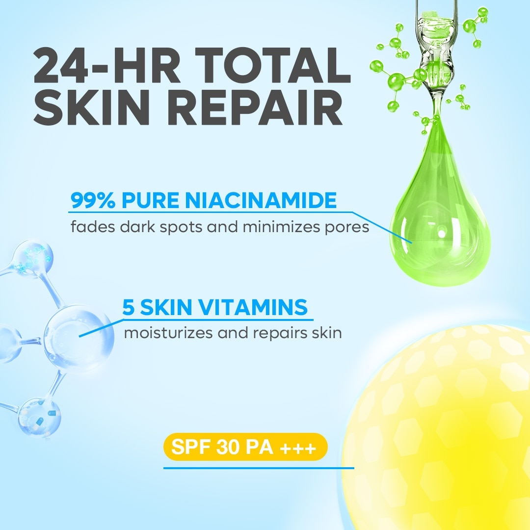 FRESH Skinlab K-Aloe Ice 3 in 1 Niacinamide Dark Spot Serum Cream SPF 30 10ml