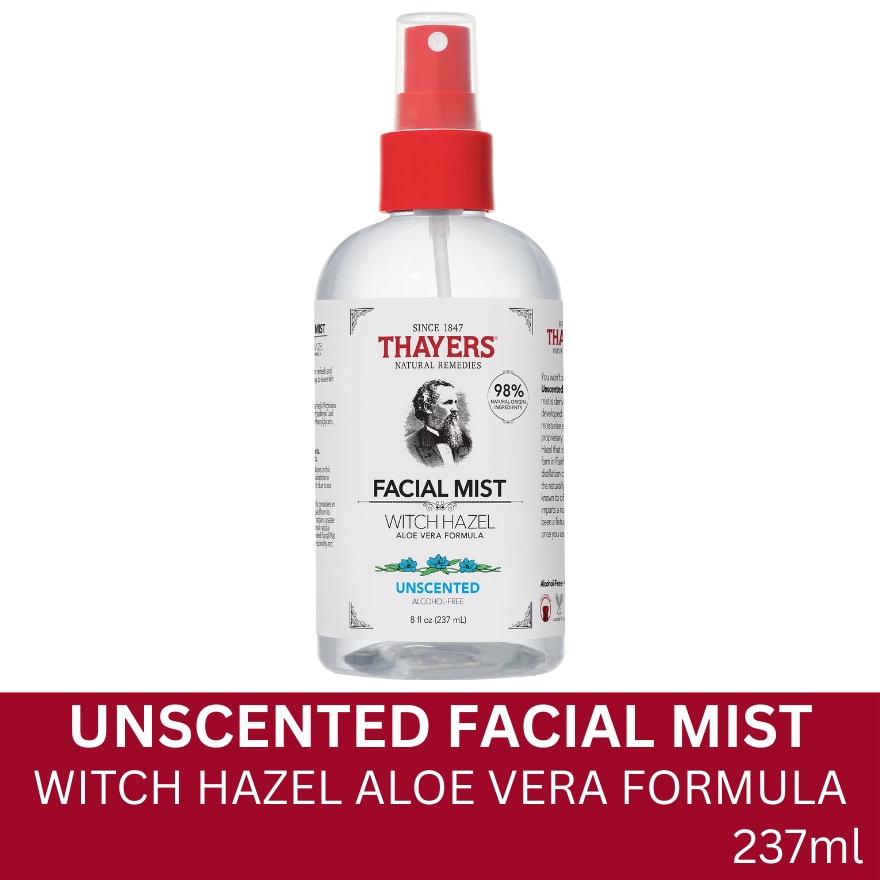 Witch Hazel Alcohol Free Unscented Facial Mist - 237 ML