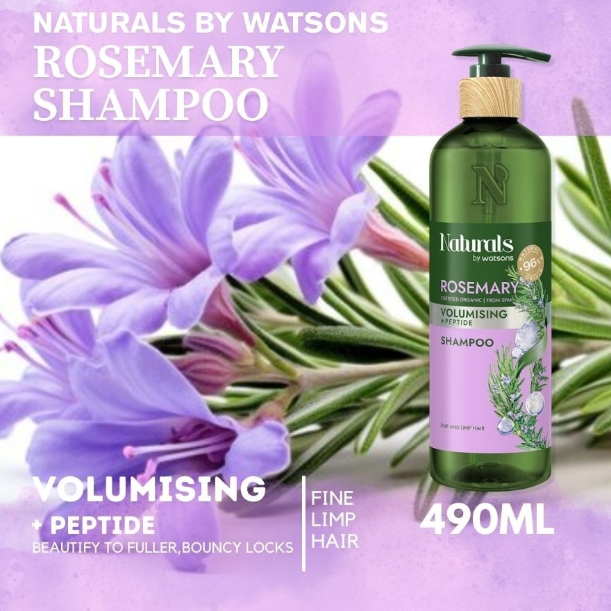 WATSONS Naturals Rosemary Shampoo 490Ml