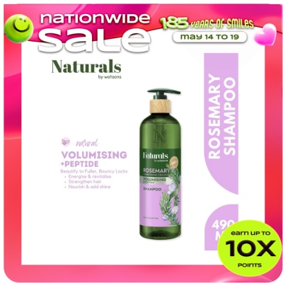 NATURALS WS - WATSONS Naturals Rosemary Shampoo 490Ml