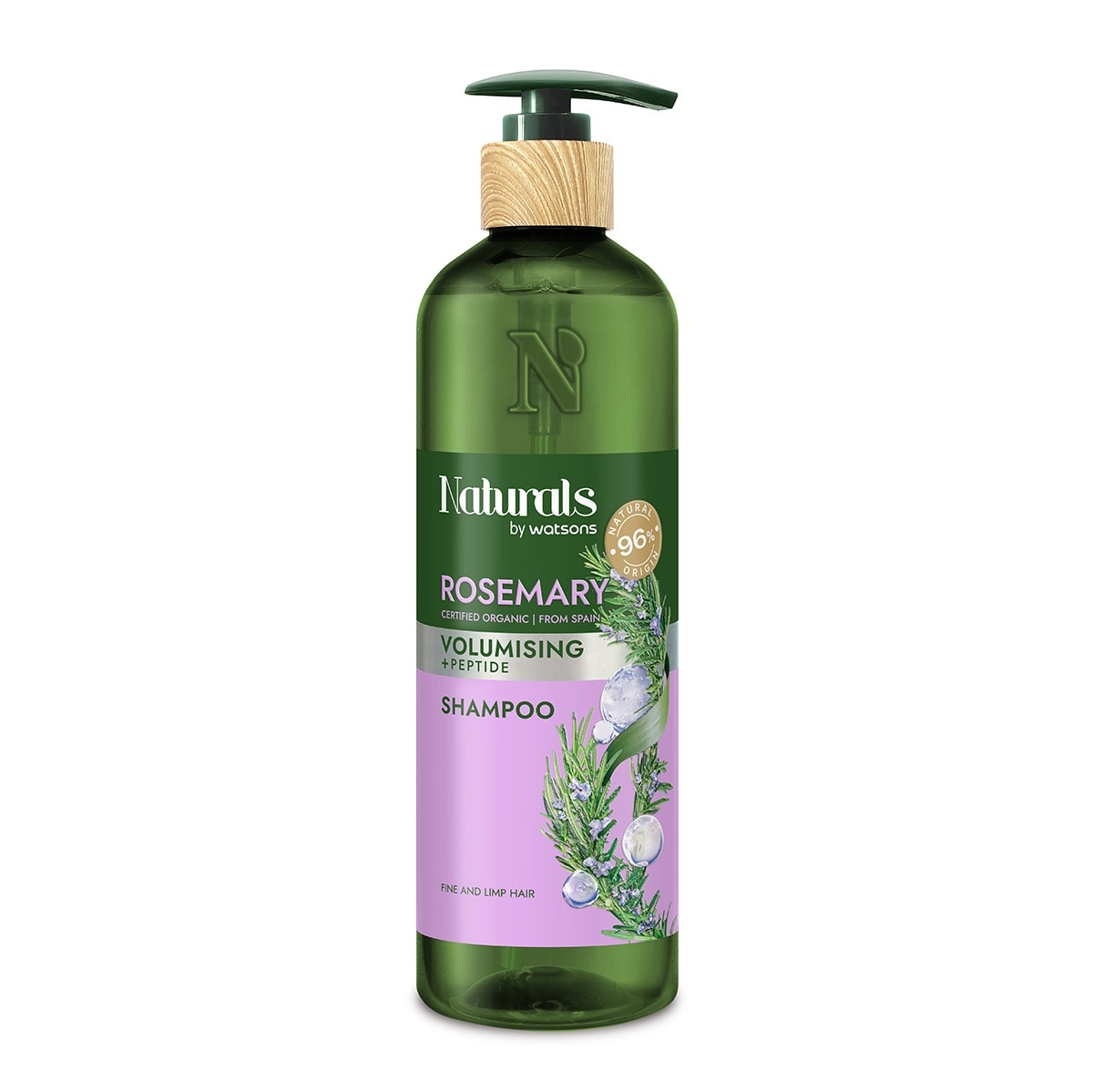 WATSONS Naturals Rosemary Shampoo 490Ml