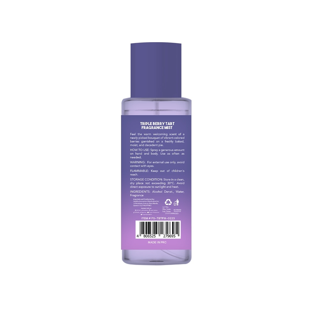 Scentlab Triple Berry Tart Fragrance Mist 88ml
