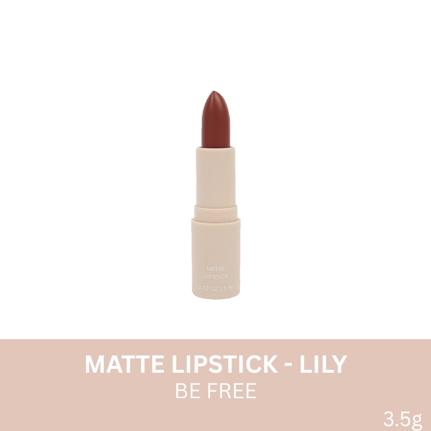 BE FREE by BYS Matte Lipstick - Lily 3.5G