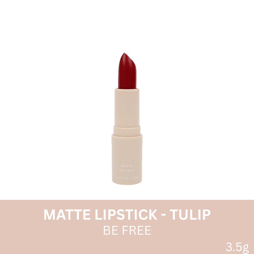 BE FREE by BYS Matte Lipstick - Tulip 3.5G