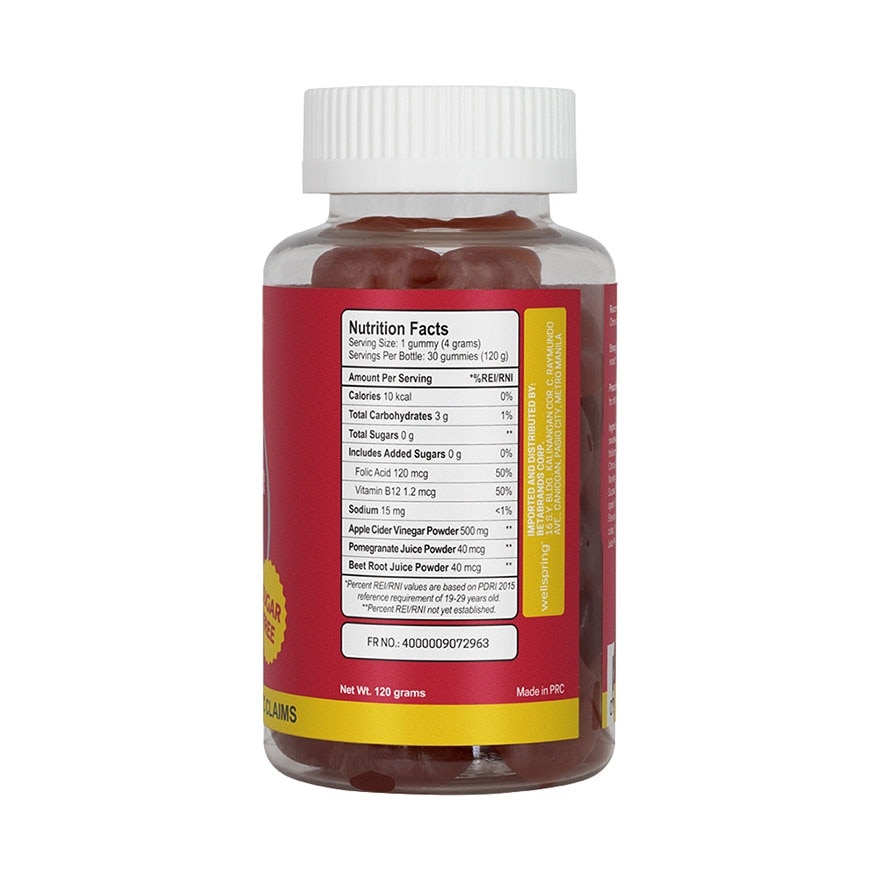 WELLSPRING Apple Cider Vinegar Gummies 30s