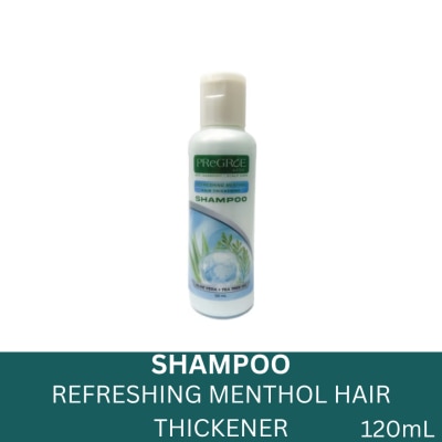 PREGROE Pregroe Menthol 4in1 Hair Tickening and Anti-dandruff Shampoo 120ml