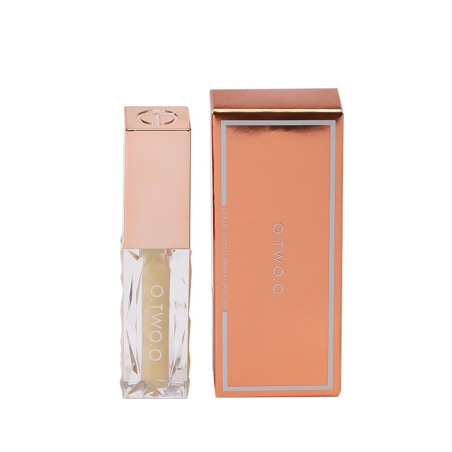 OTWOO Clear Crystal Berry Lip Gloss 01 Melon Blancmange