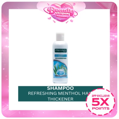 PREGROE - Pregroe Menthol 4in1 Hair Tickening and Anti-dandruff Shampoo 250ml