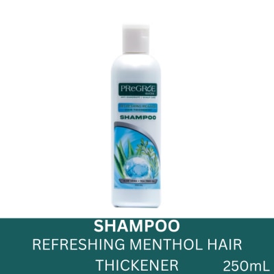 PREGROE Pregroe Menthol 4in1 Hair Tickening and Anti-dandruff Shampoo 250ml