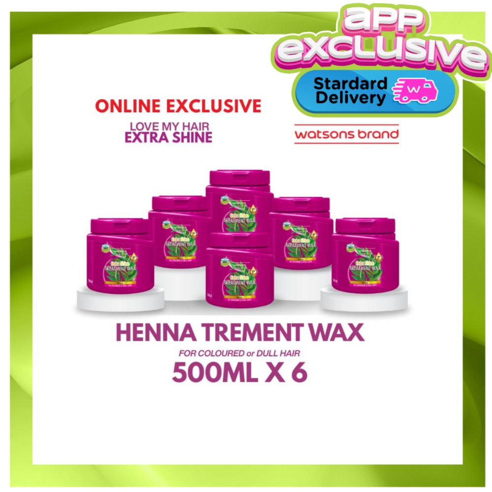 WATSONS Love My Hair Extra Shine Henna Treatment Wax 6s 500ml