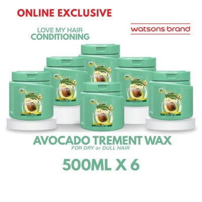 WATSONS - WATSONS Love My Hair Conditioning Avocado Treatment Wax 6s 500ml