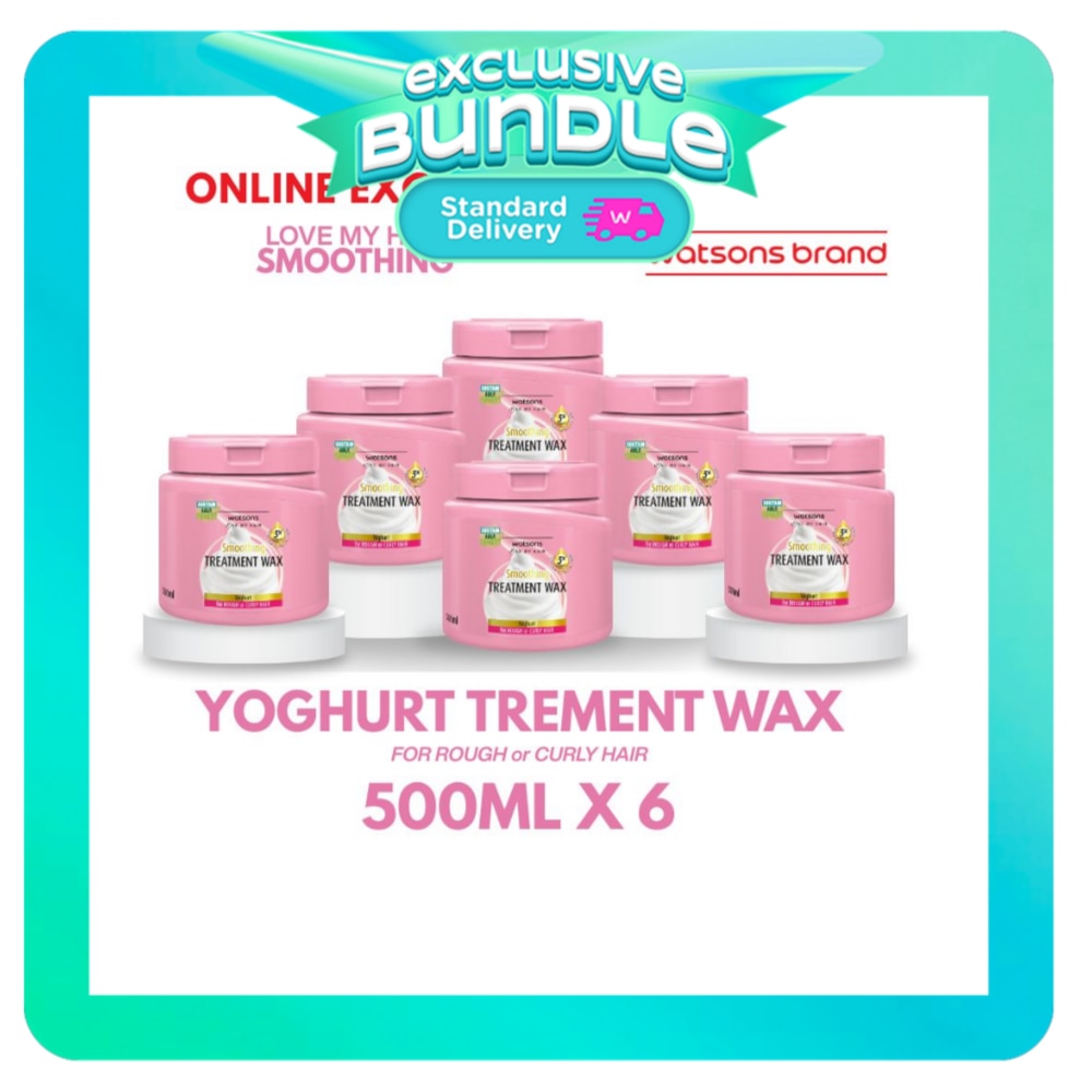 WATSONS Love My Hair Smoothing Yoghurt Treatment Wax 6s 500ml
