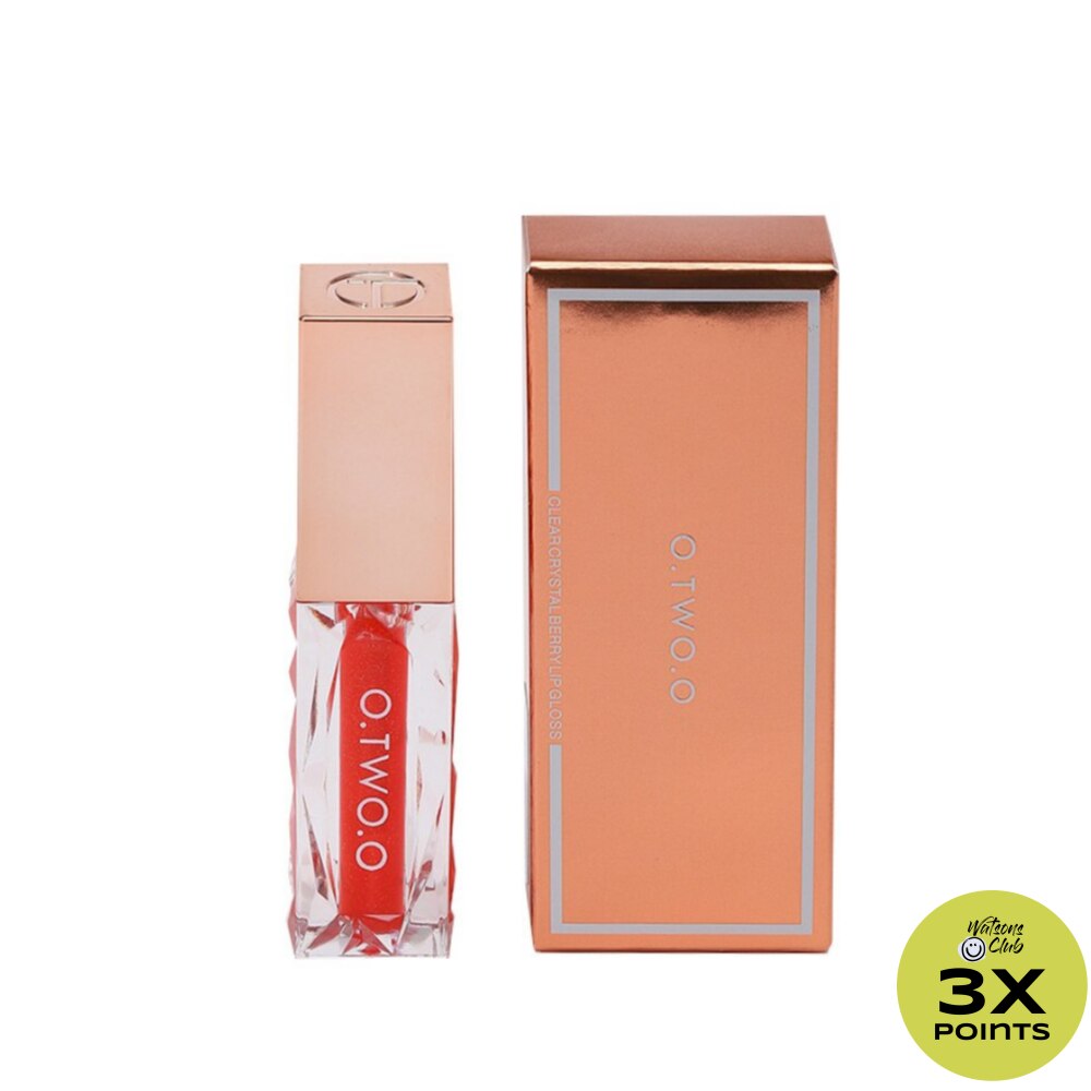 OTWOO Clear Crystal Berry Lip Gloss 04 Chilled Peach