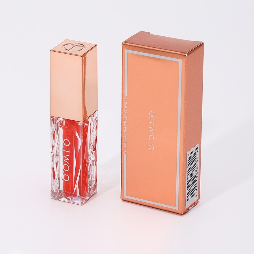 OTWOO Clear Crystal Berry Lip Gloss 04 Chilled Peach