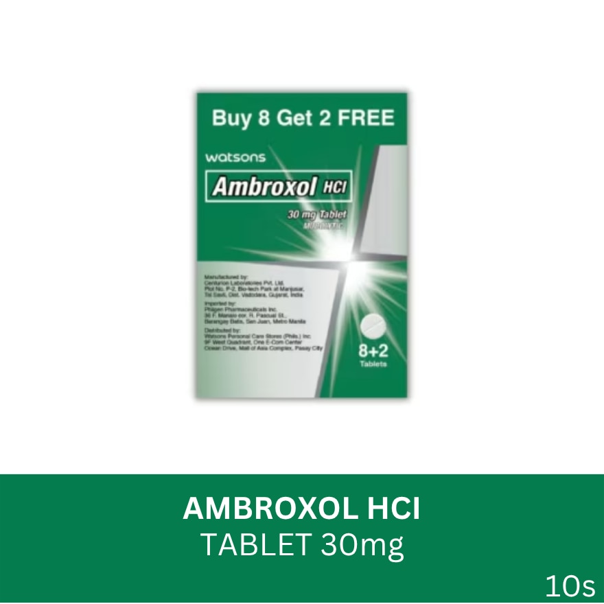 WATSONS Ambroxol Buy 8+2 Capsules 30mg
