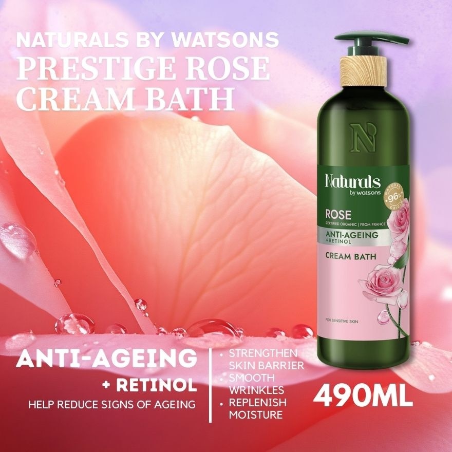 NATURALS BY WATSONS Prestige Cream Bath 490ml