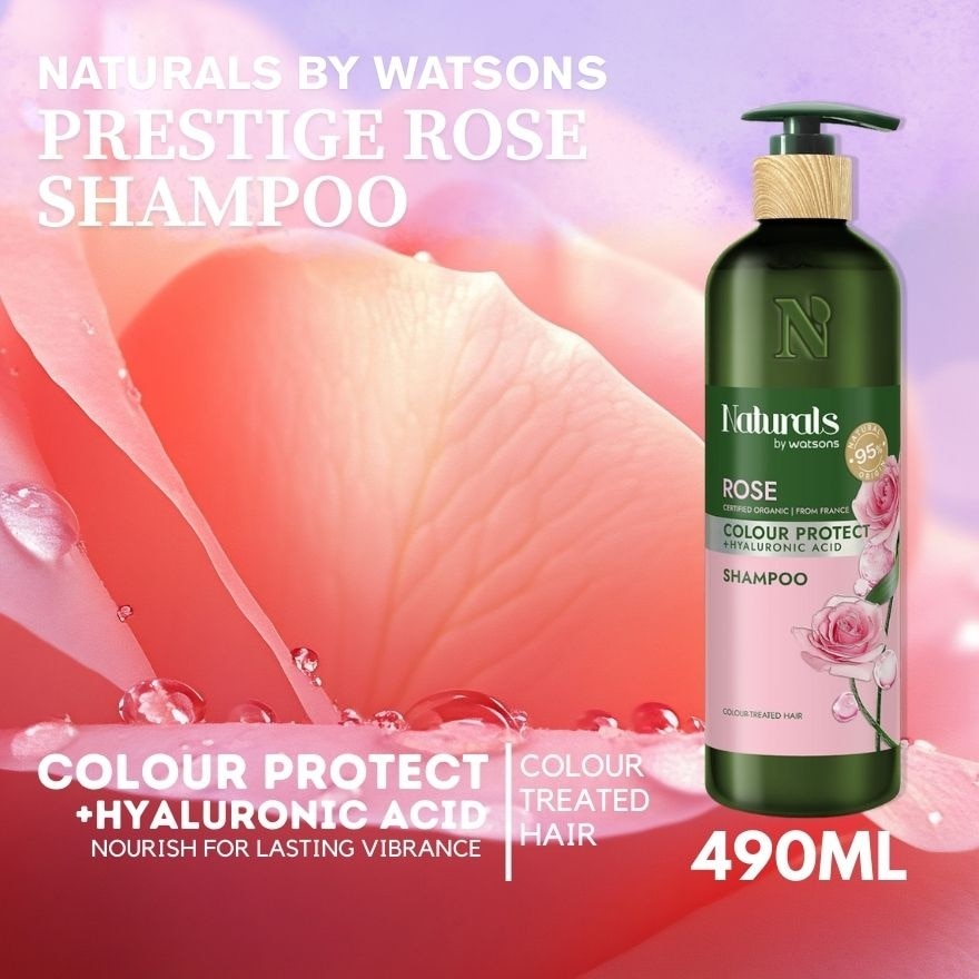 WATSONS Naturals Prestige Rose Shampoo 490Ml