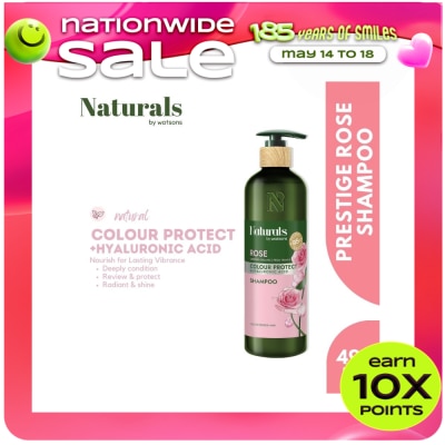 NATURALS WS - WATSONS Naturals Prestige Rose Shampoo 490Ml