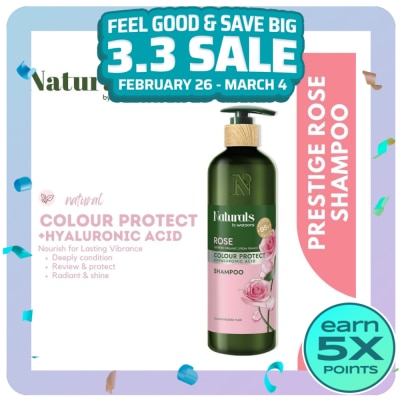 NATURALS WS WATSONS Naturals Prestige Rose Shampoo 490Ml