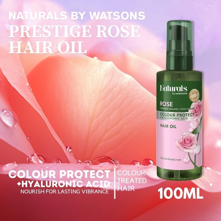 WATSONS Naturals Prestige Rose Hair Oil 100Ml