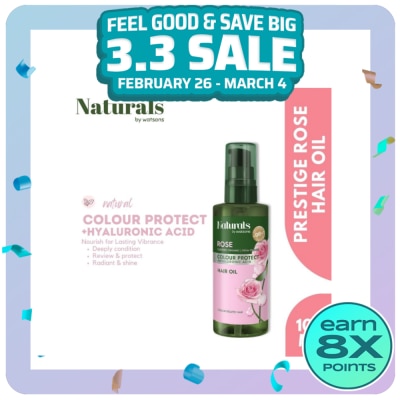 NATURALS WS WATSONS Naturals Prestige Rose Hair Oil 100Ml