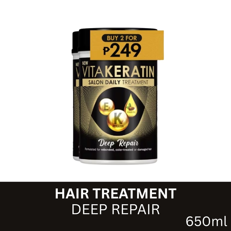 VITAKERATIN Treatment Deep Repair 650ml BUY TWO FOR P249
