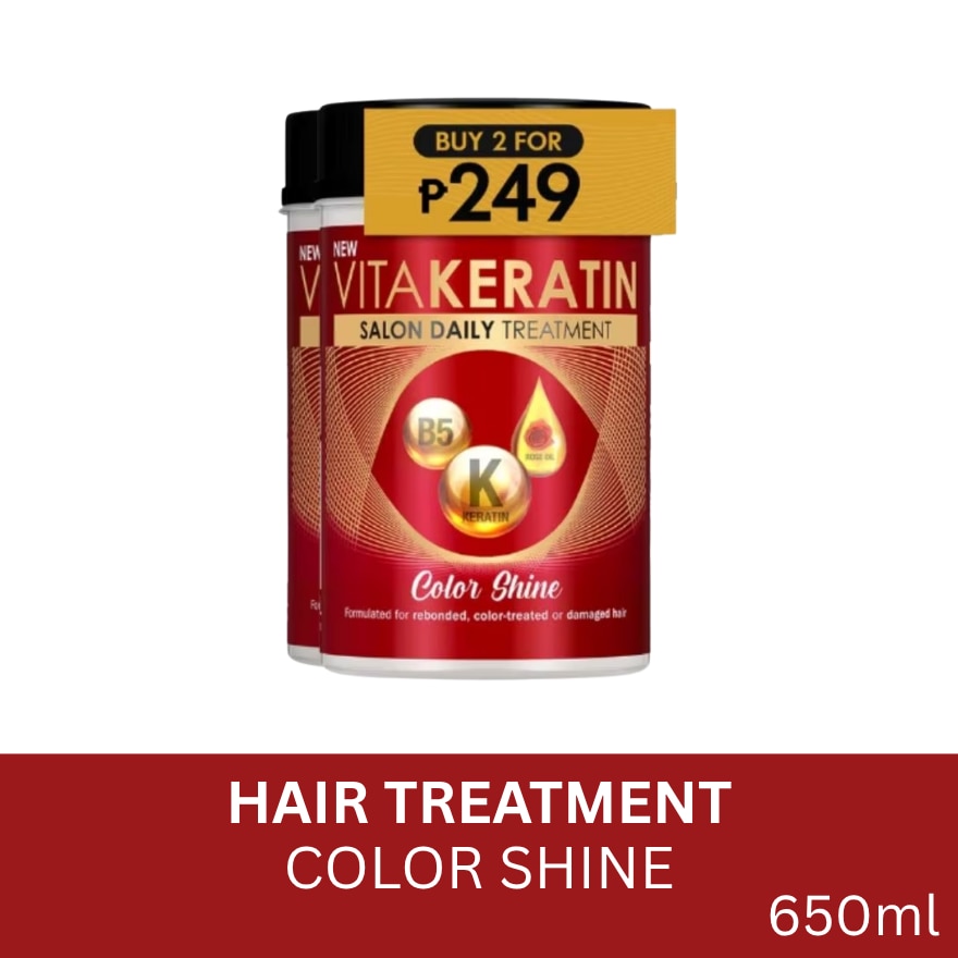 VITAKERATIN Treatment Color Shine 650ml BUY TWO FOR P249