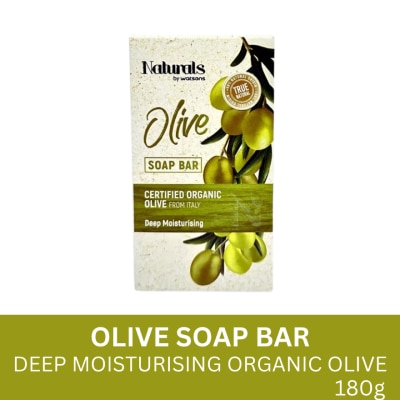 NATURALS WS WATSONS Olive Soap Bar 180g
