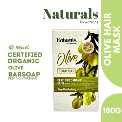 NATURALS WS WATSONS Olive Soap Bar 180g