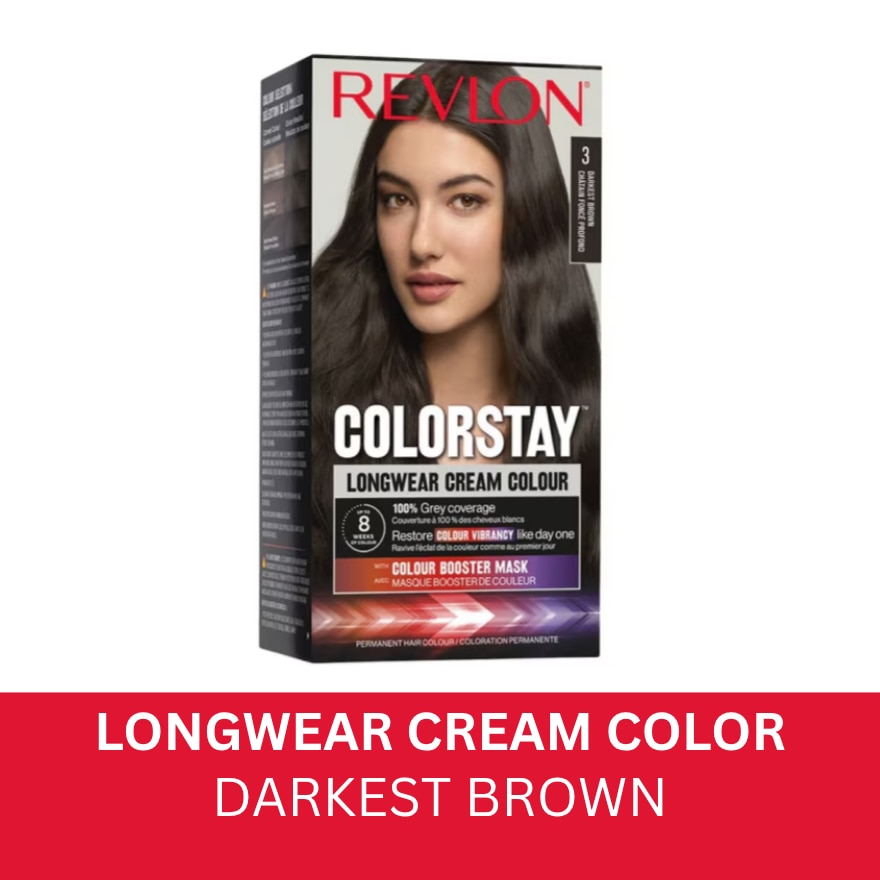 REVLON Colorstay Longwear Cream Colour 3 Darkest Brown