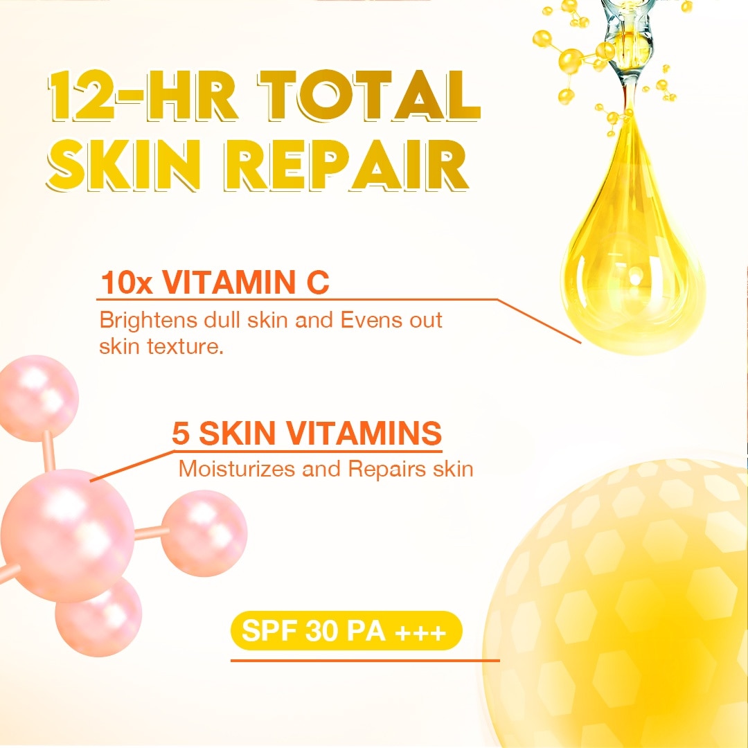 FRESH Skinlab Tomato Glass Skin 3 in 1 Vitamin C Brightening Serum Cream SPF 30 40g