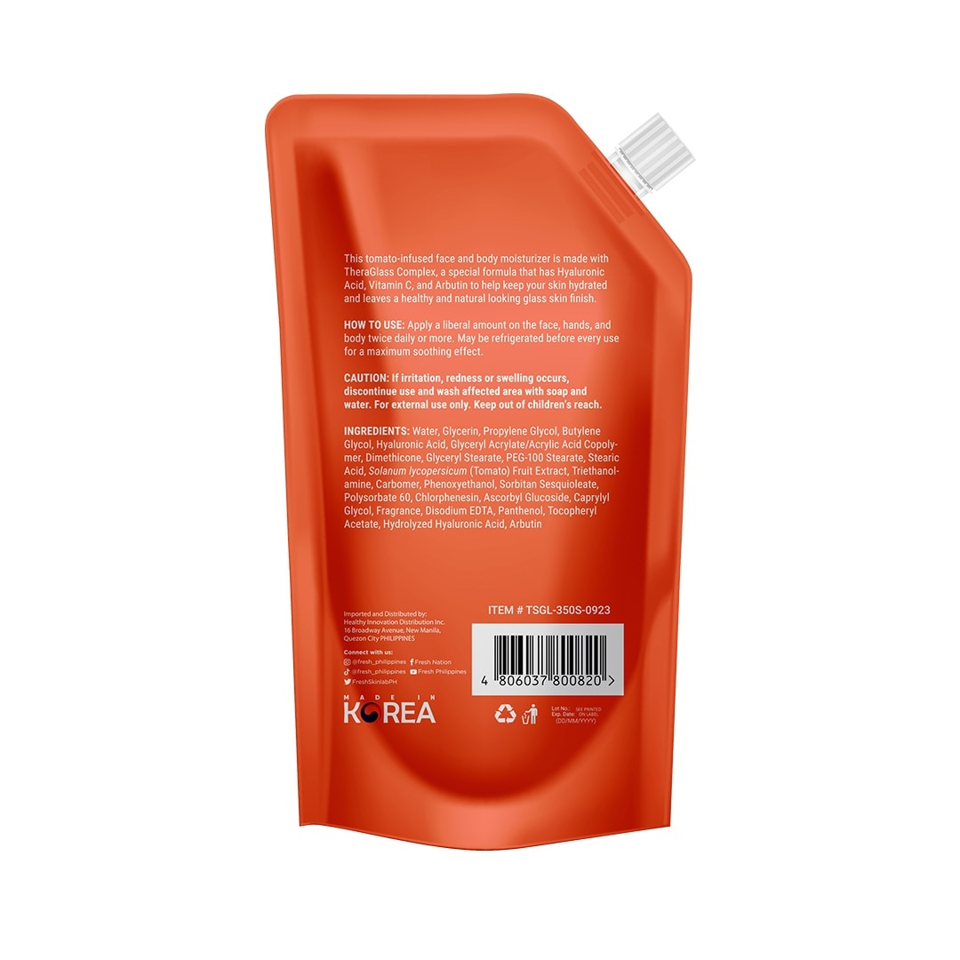 FRESH Skinlab Tomato Glass Skin 3 in 1 Vitamin C Soothing Gel Lotion 350ml