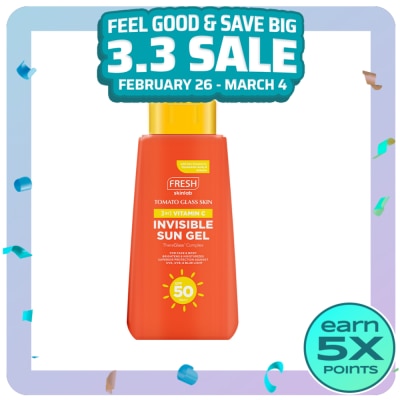 FRESH FRESH Skinlab Tomato Glass Skin 3 in 1 Vitamin C Invisible Sun Gel SPF 50 100ml