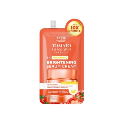 FRESH FRESH Skinlab Tomato Glass Skin 3 in 1 Vitamin C Brightening Serum Cream SPF 30 10ml