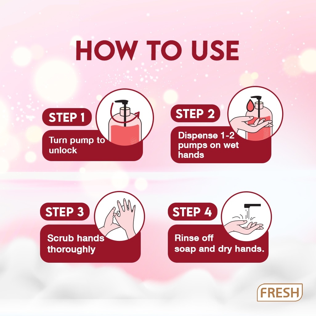 FRESH Mixed Berries Fragrance Hand Wash 400ml