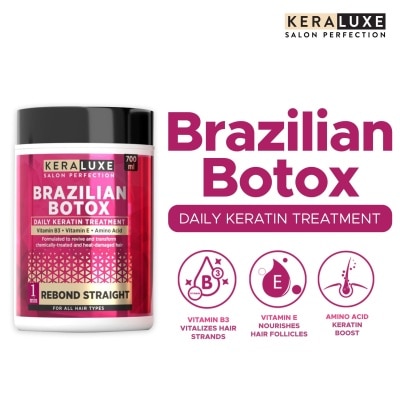 KERA LUXE KERA LUXE Salon Perfection Brazillian Botox Daily Keratin Treatment Rebond Straight 700ml